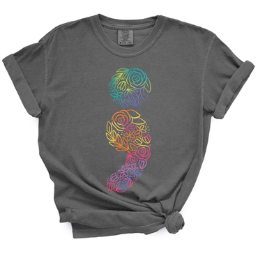 Floral Semicolon TShirt