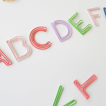 Alphabet Paper Clips (Clearance)