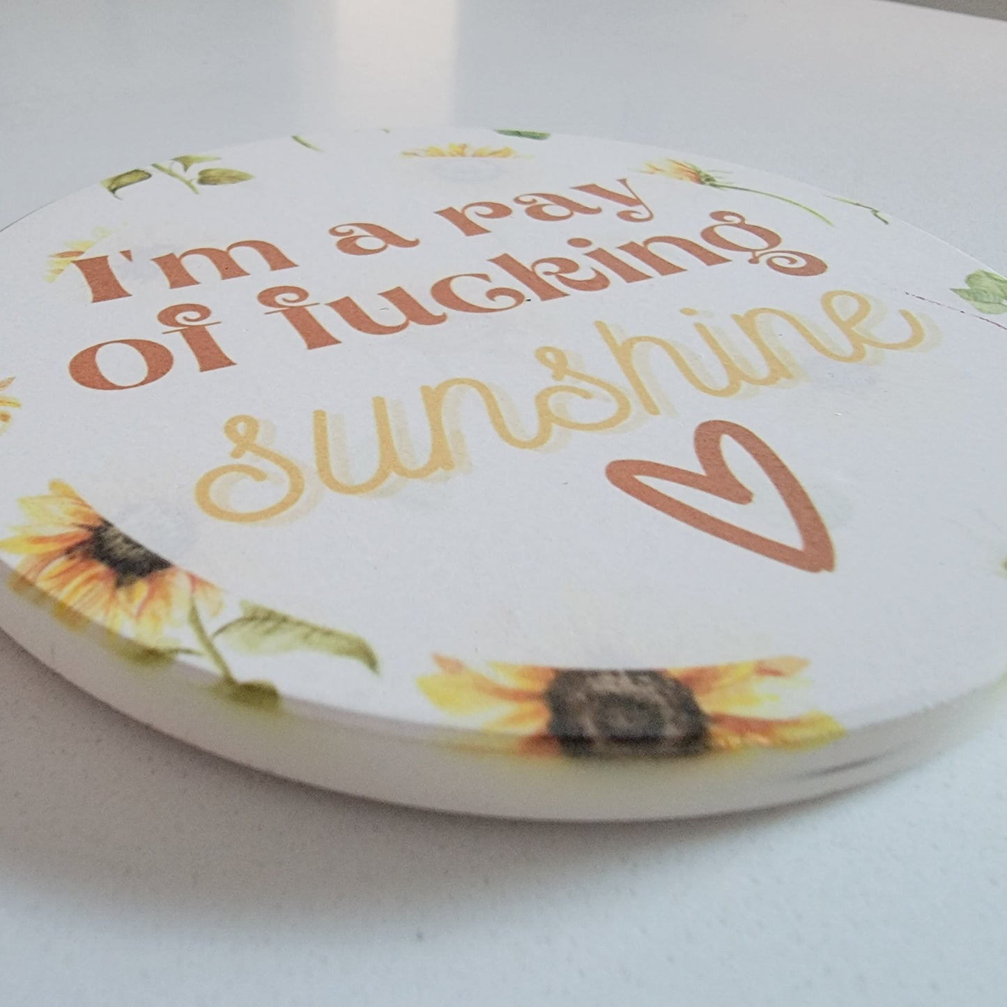 I'm A Ray Of Fucking Sunshine Mousepad & Coaster Set