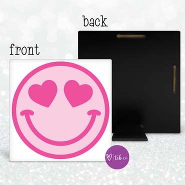 Heart Smile Desk Sign