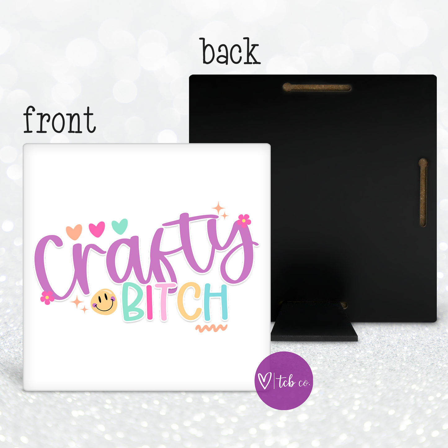 Crafty Bitch Desk Sign