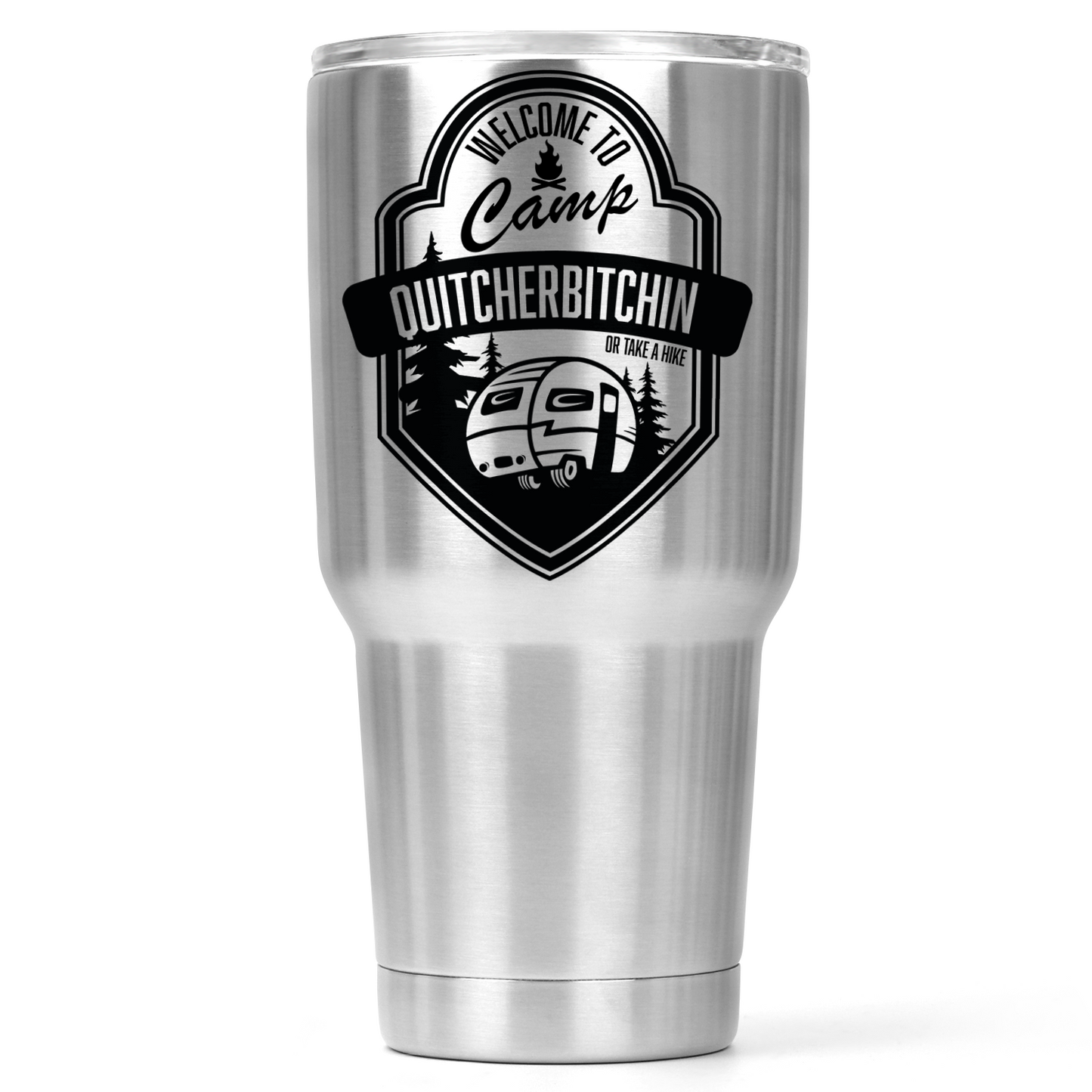 Camp Quitcherbitchin Funny Camping 20 Oz Travel Tumbler