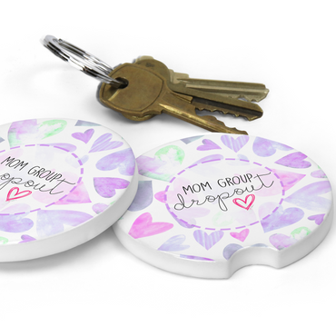 Mom Group Dropout Car Coaster Set (Set of 2)