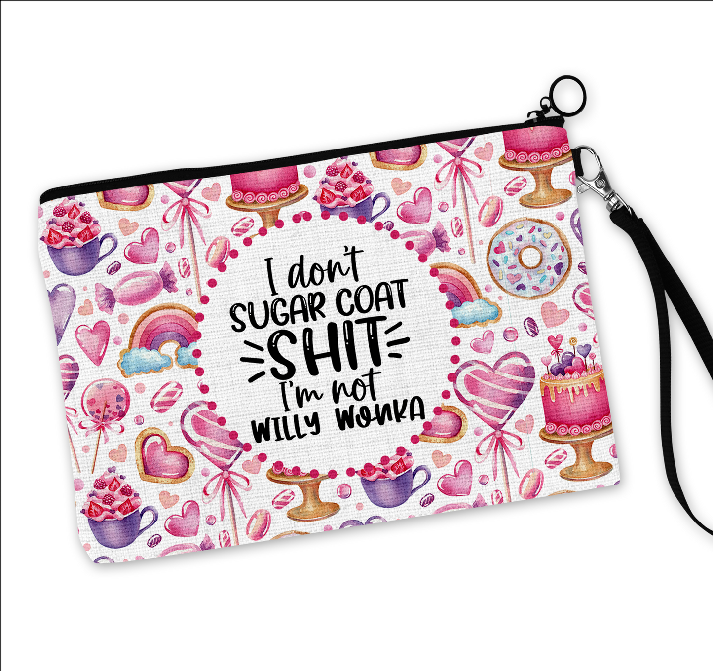 I Don't Sugar Coat Shit Cosmetic Bag