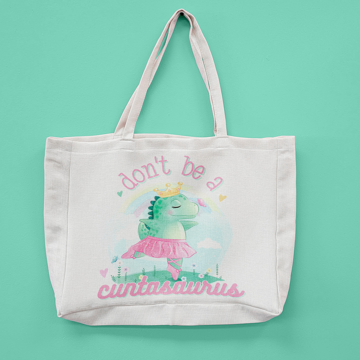Cuntasaurus Oversized Tote Bag