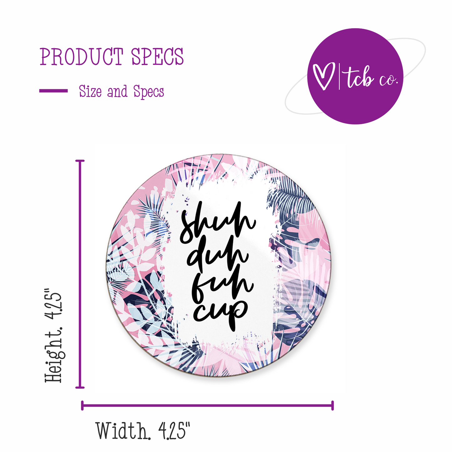 Shuh Duh Fuh Cup Mousepad & Coaster Set