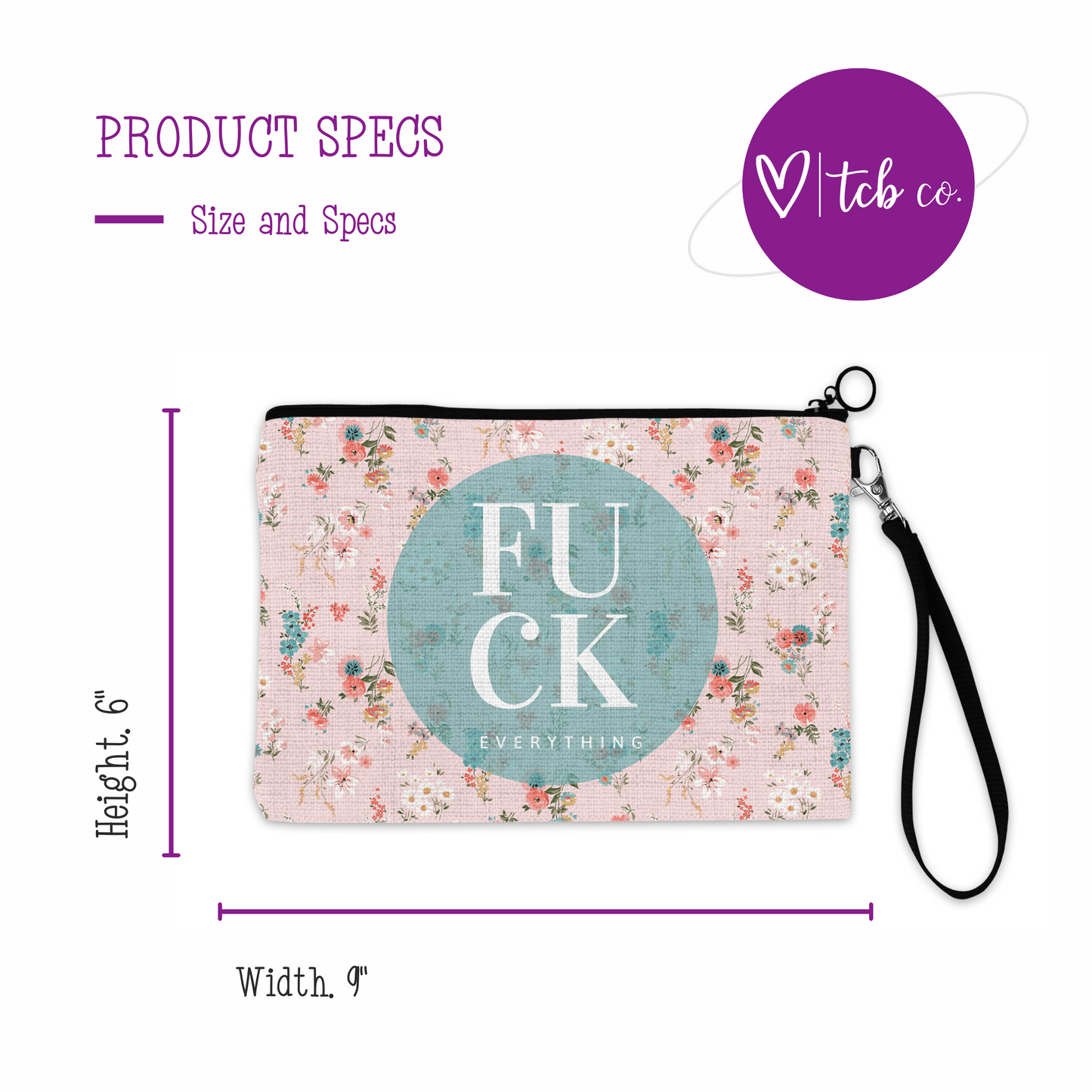 Fuck Everything Cosmetic Bag