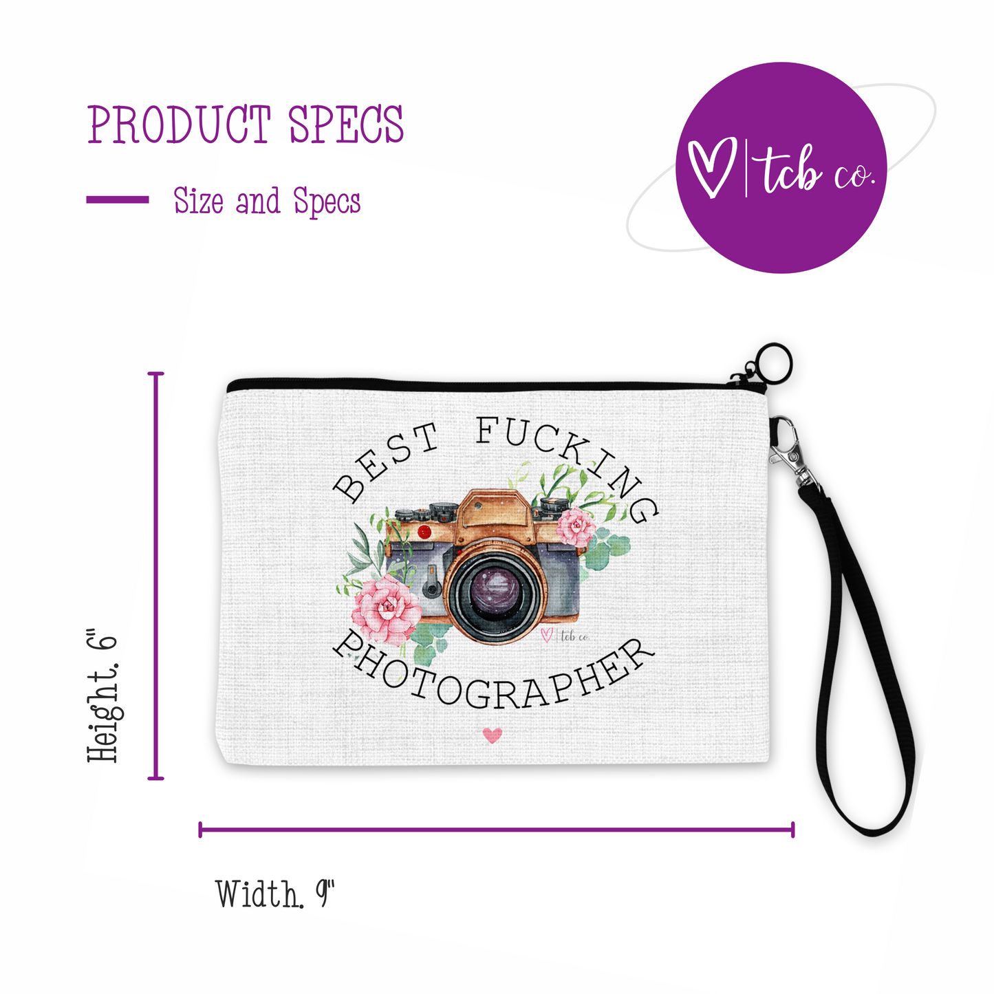 Best Fucking Photographer Cosmetic Bag