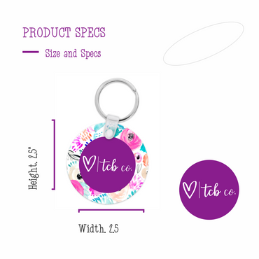 TCB Co Keychain