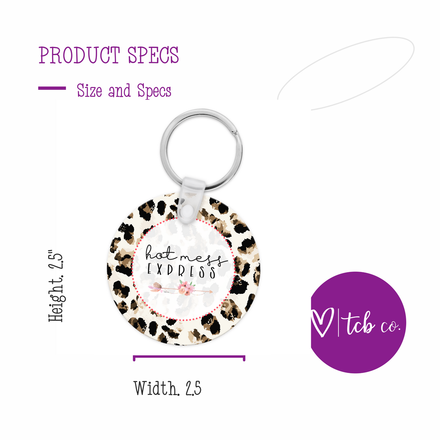Hot Mess Express Keychain