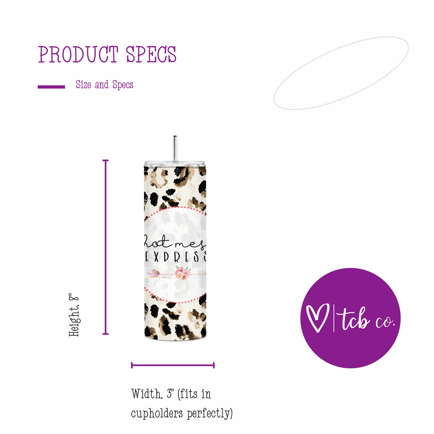 Hot Mess Express Skinny Tumbler
