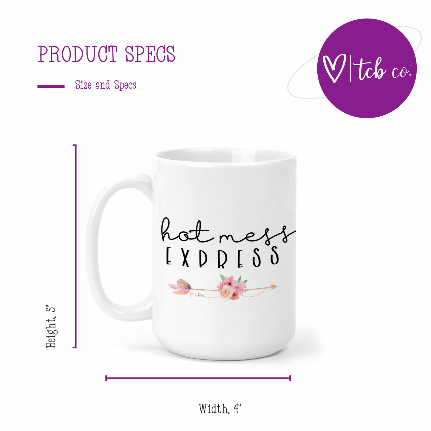 Hot Mess Express 15 Oz Ceramic Mug