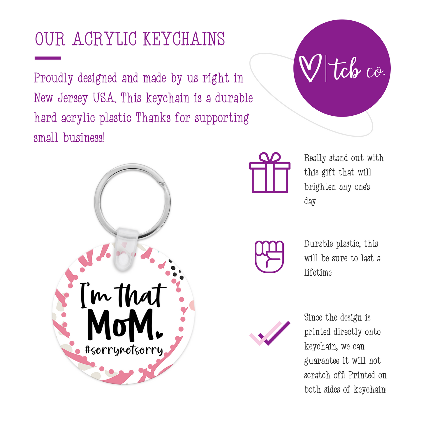 I'm That Mom Keychain