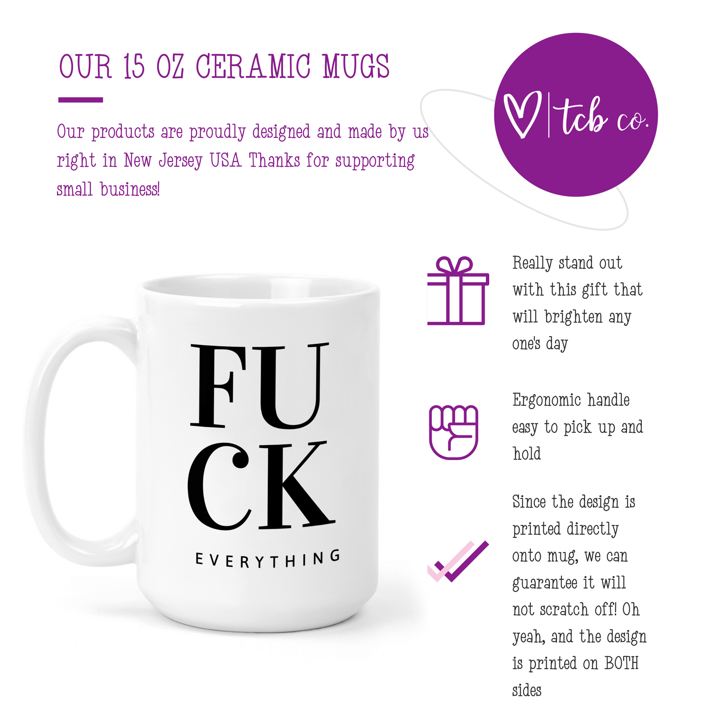 Fuck Everything 15 Oz Ceramic Mug