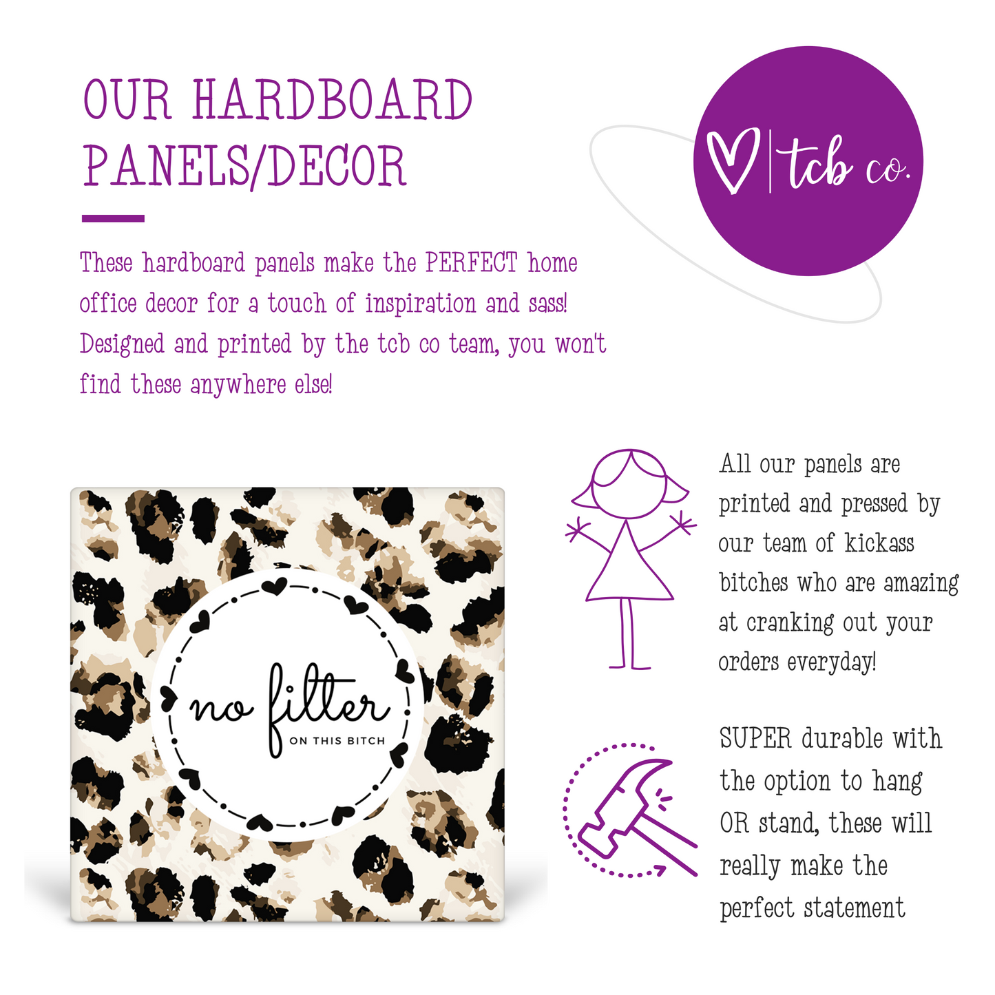 No Filter On This Bitch Desk Sign