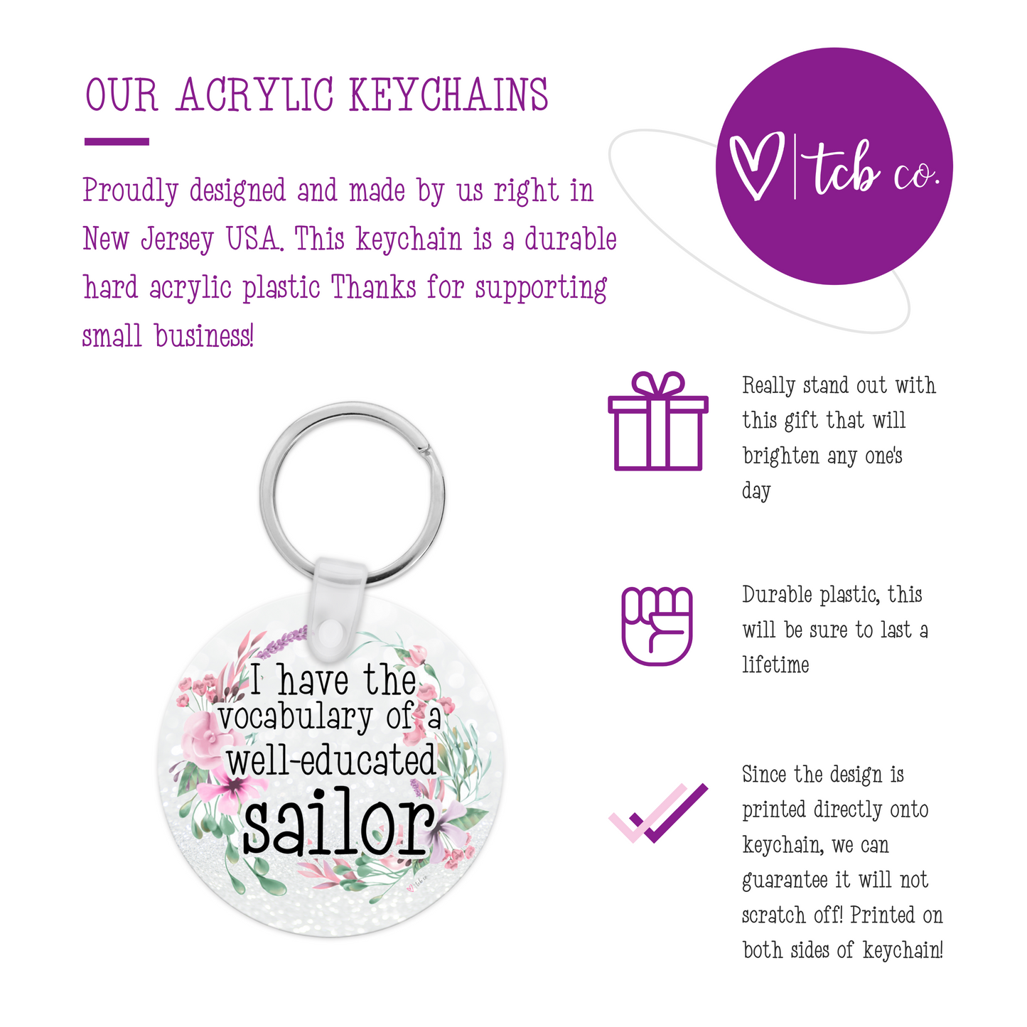 Mouth Of A Sailor Acrylic Keychain