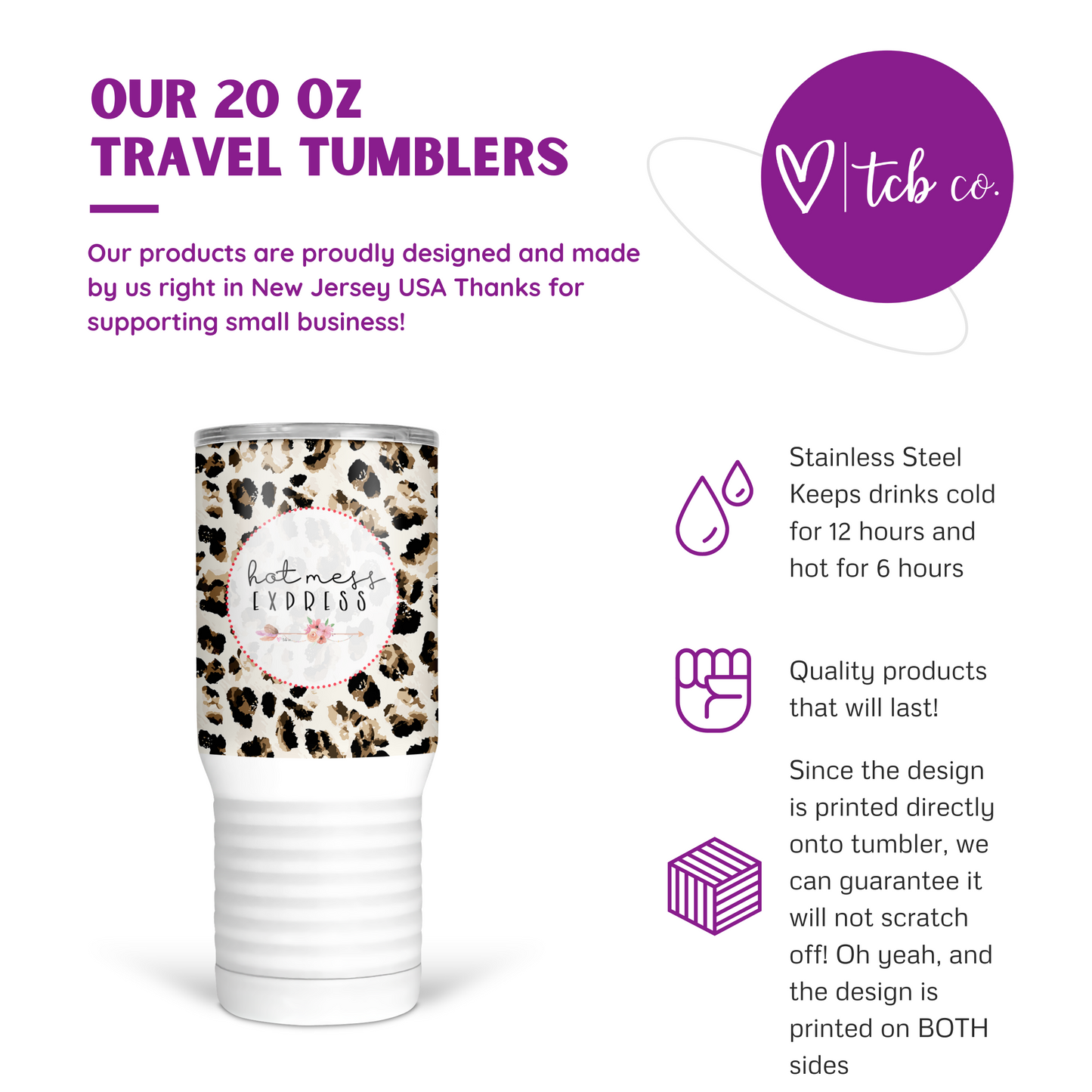 Hot Mess Express 20 Oz Travel Tumbler