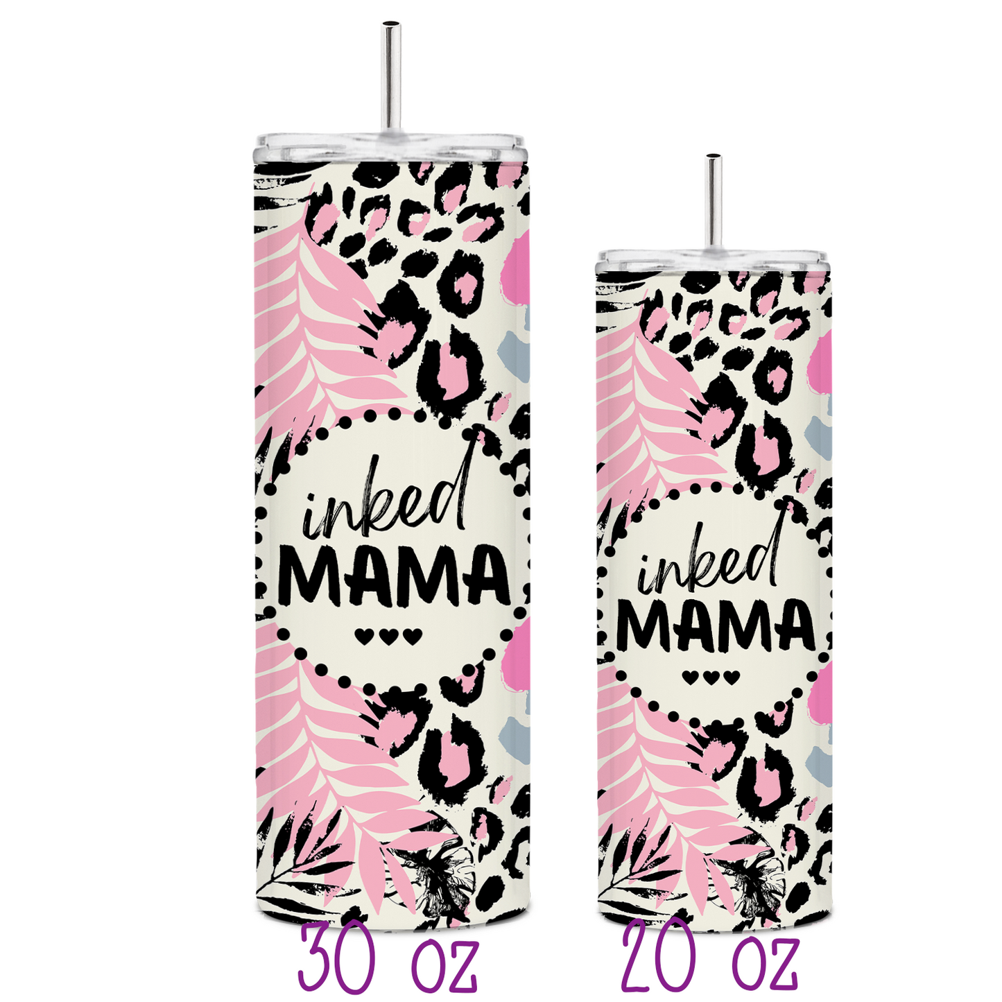 Inked Mama Skinny Tumbler