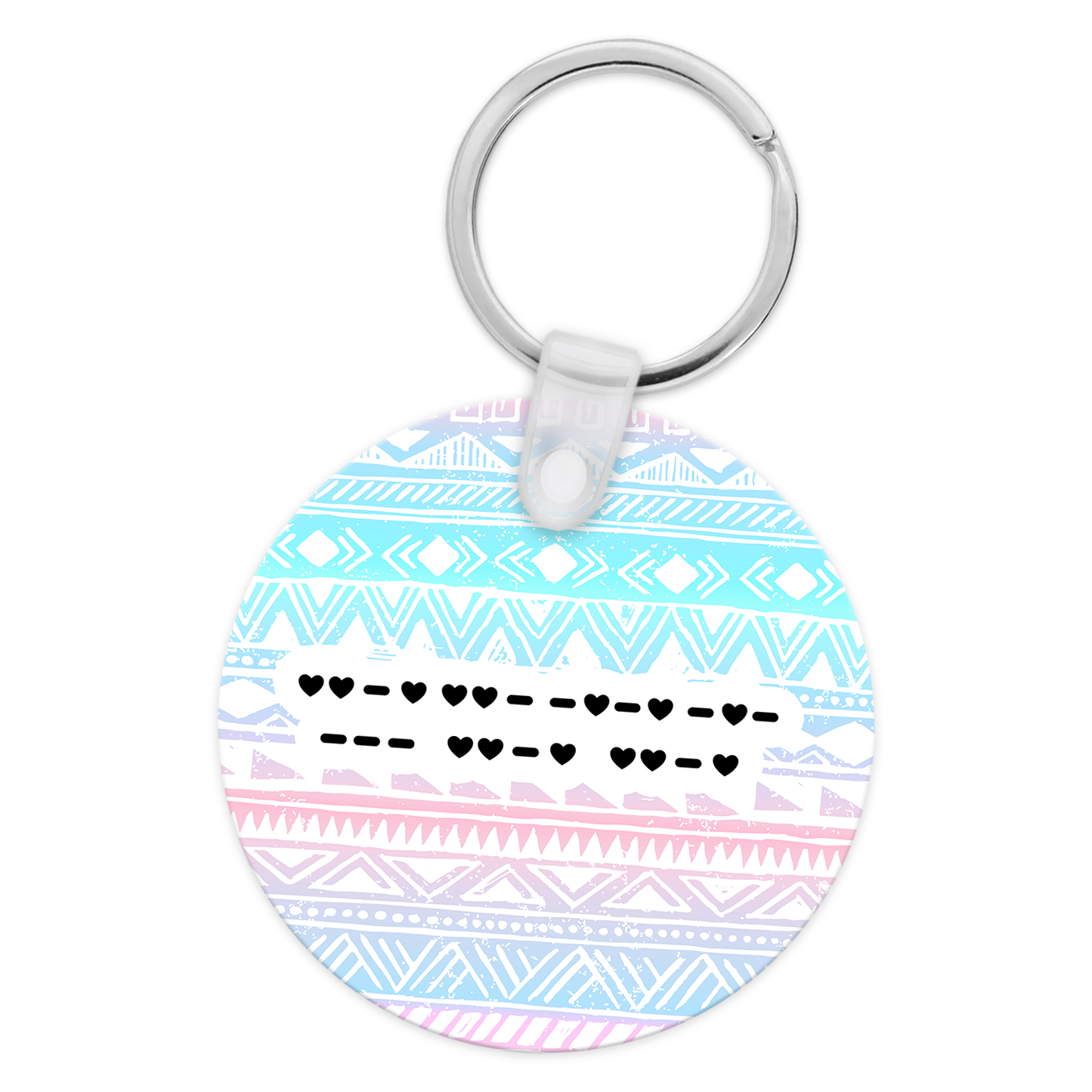 Fuck Off Morse Code Keychain