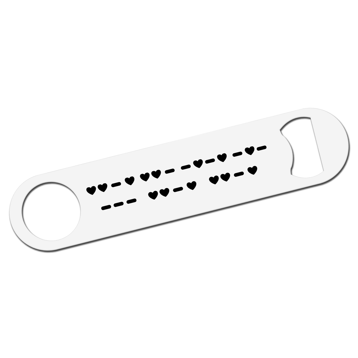 Fuck Off Morse Code Bottle Opener