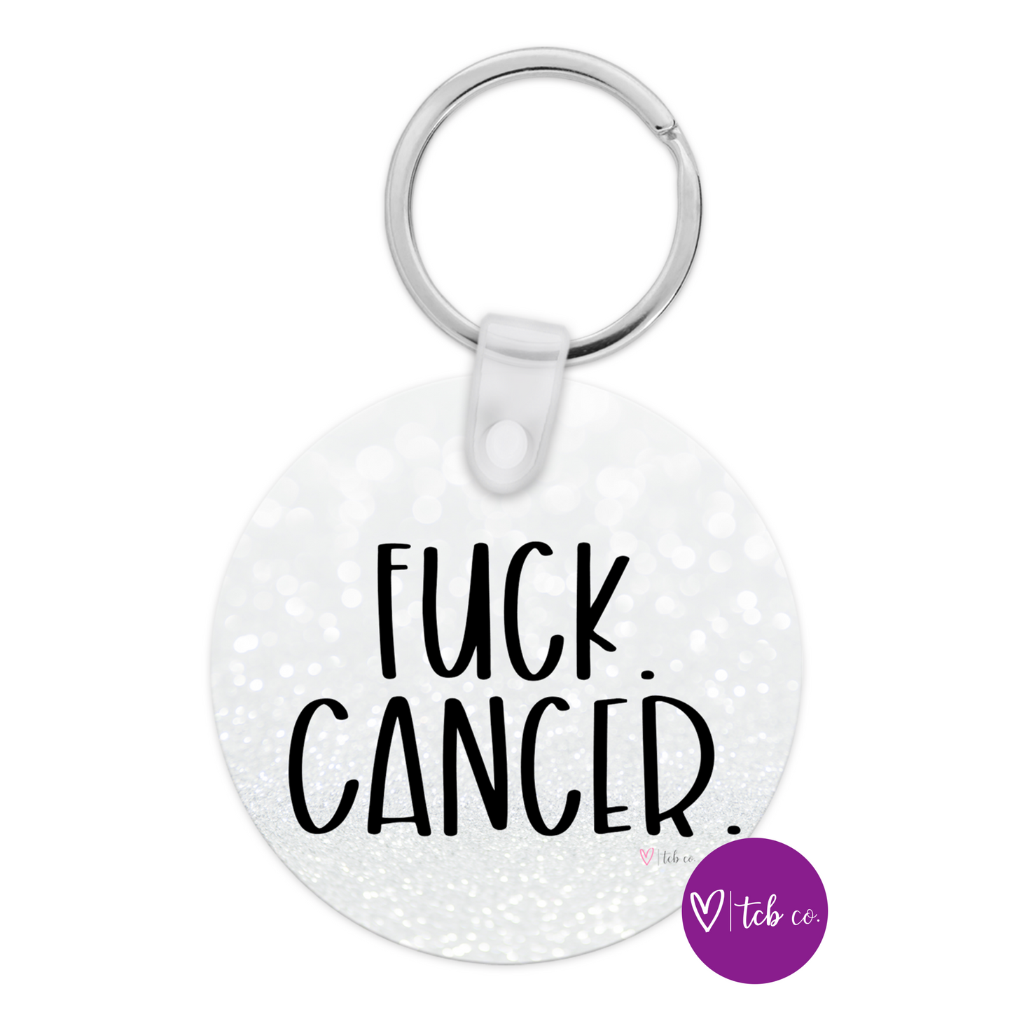 Fuck Cancer Acrylic Keychain