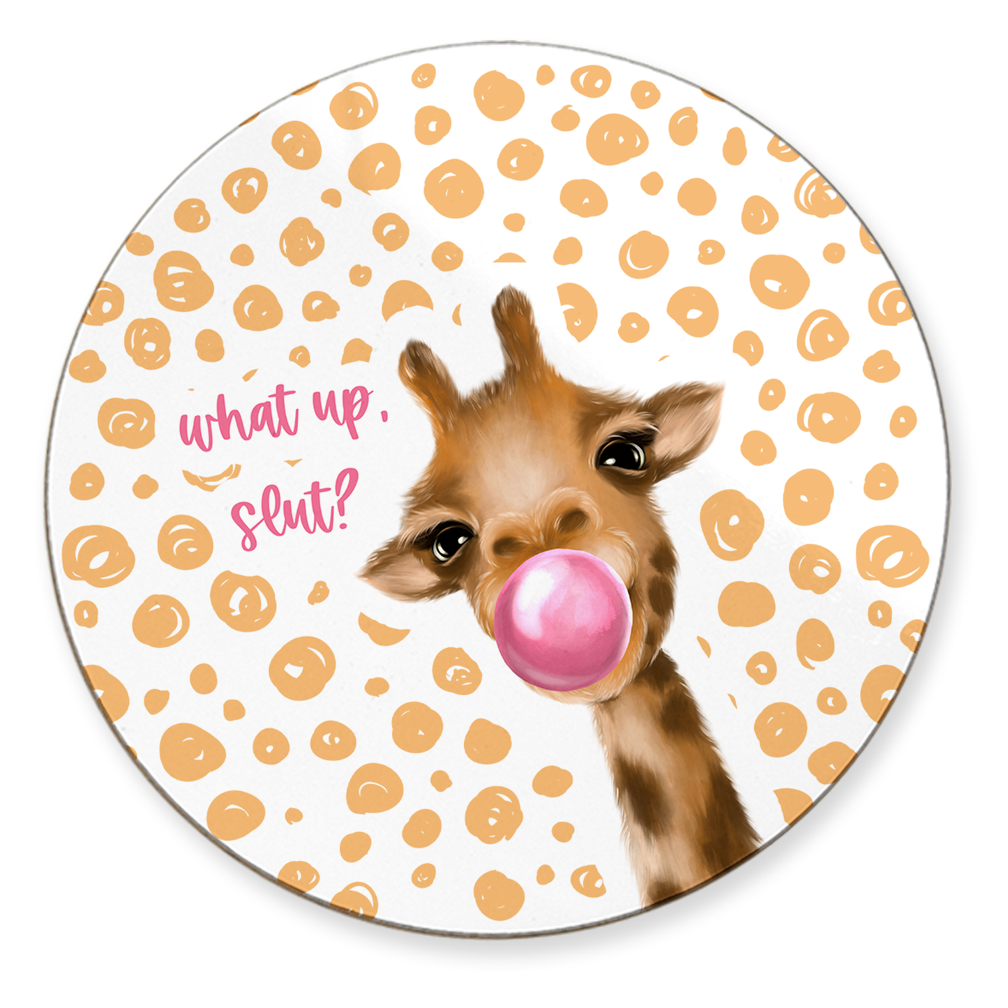 What Up, Slut Mousepad & Coaster Set