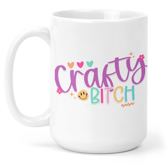 Crafty Bitch 15 Oz Ceramic Mug