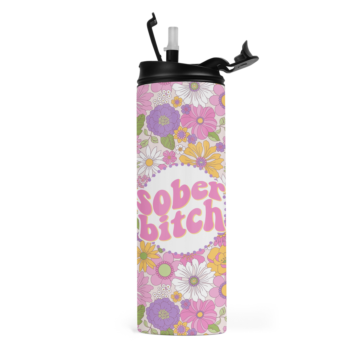 Sober Bitch Travel Tumbler