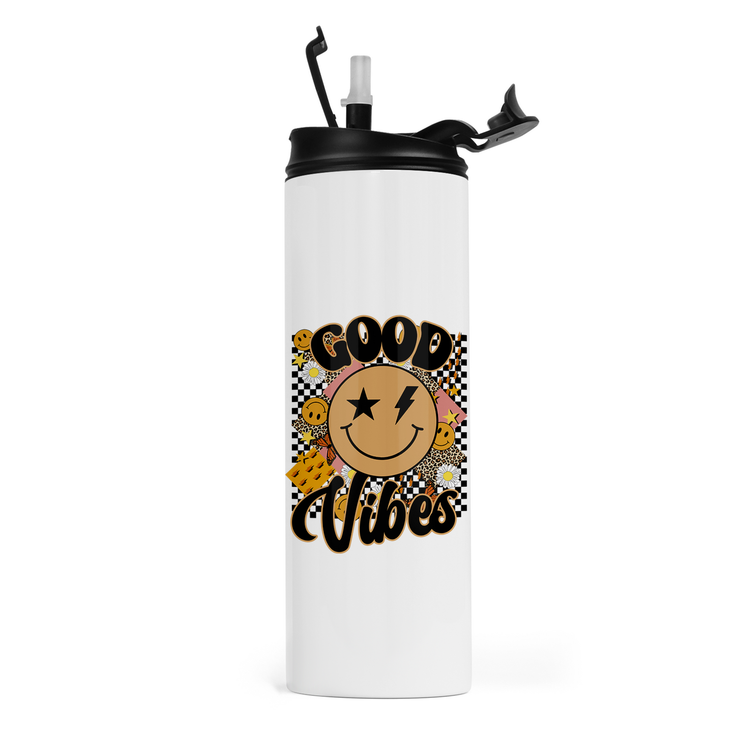 Good Vibes Travel Tumbler
