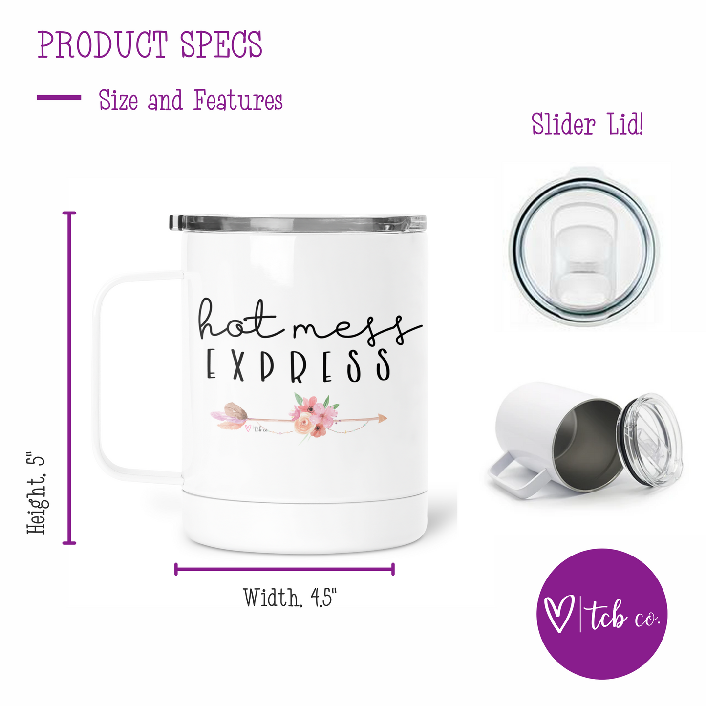 Hot Mess Express Mug With Lid