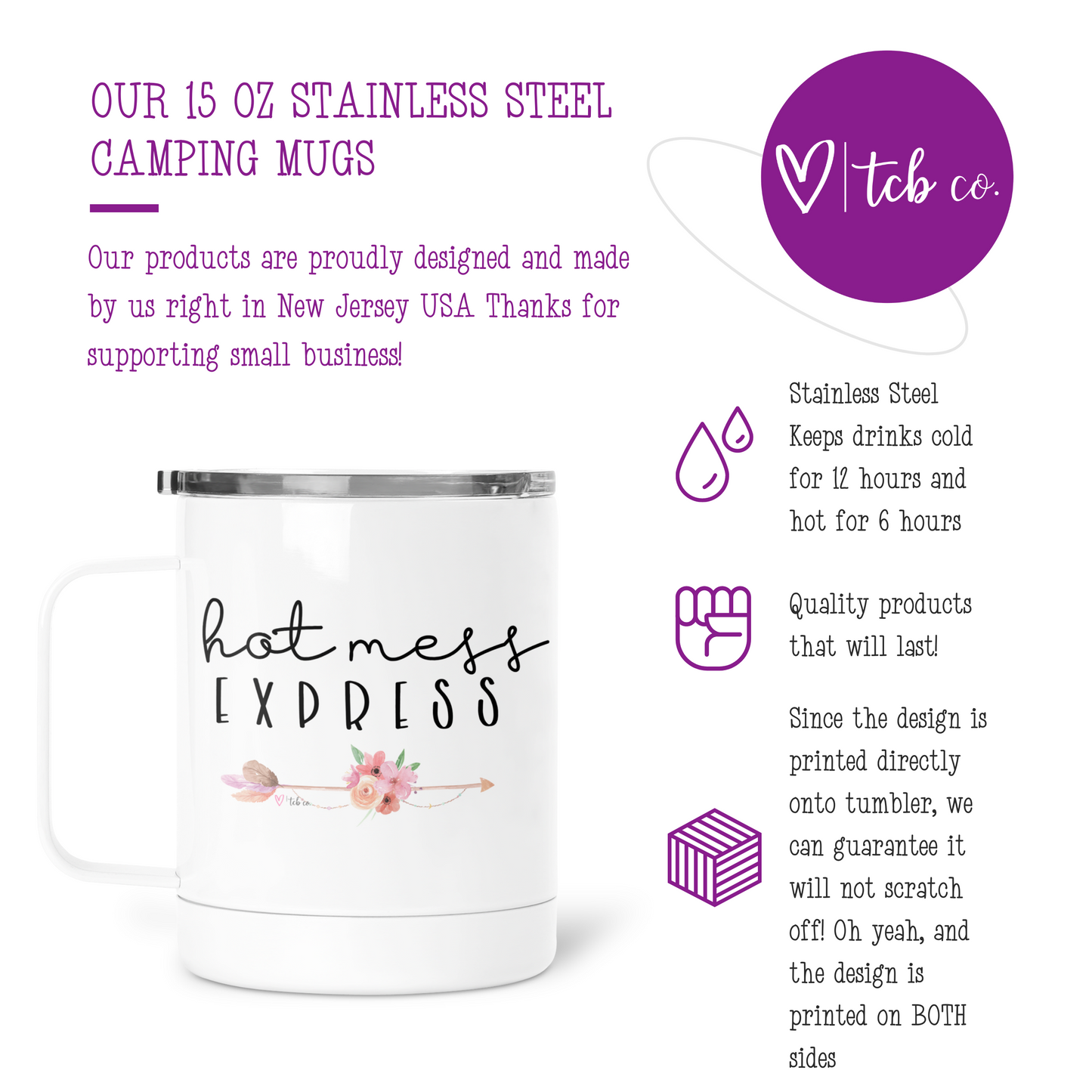 Hot Mess Express Mug With Lid