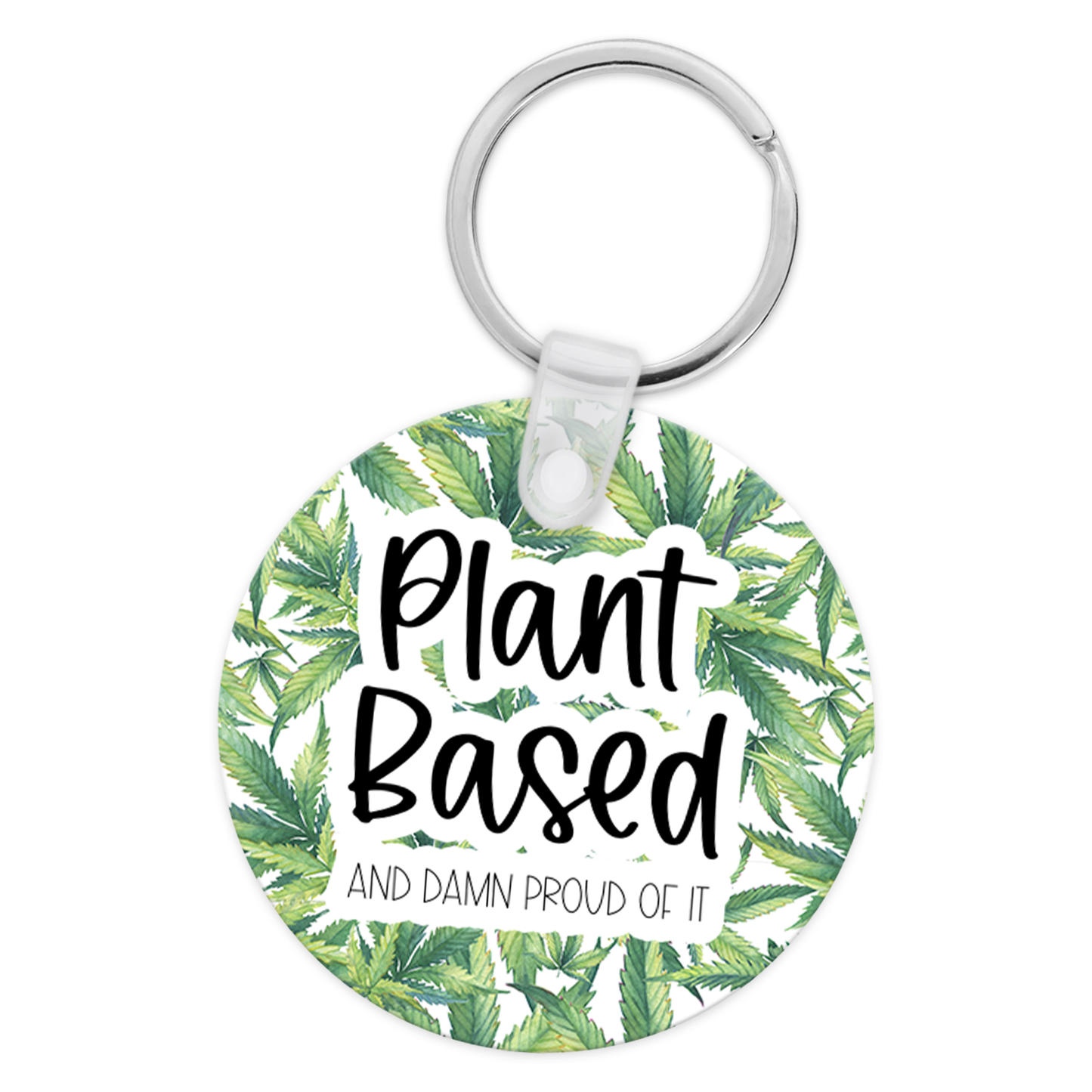 Plant Based Cannabis Keychain