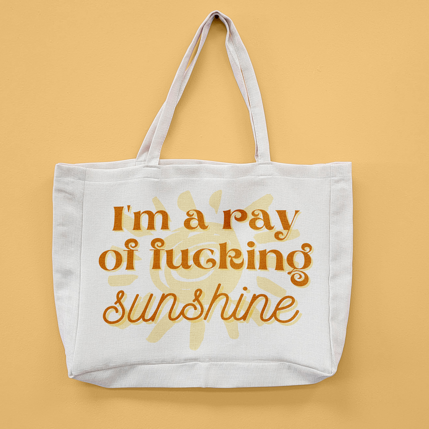 Ray Of Fucking Sunshine Oversized Tote Bag