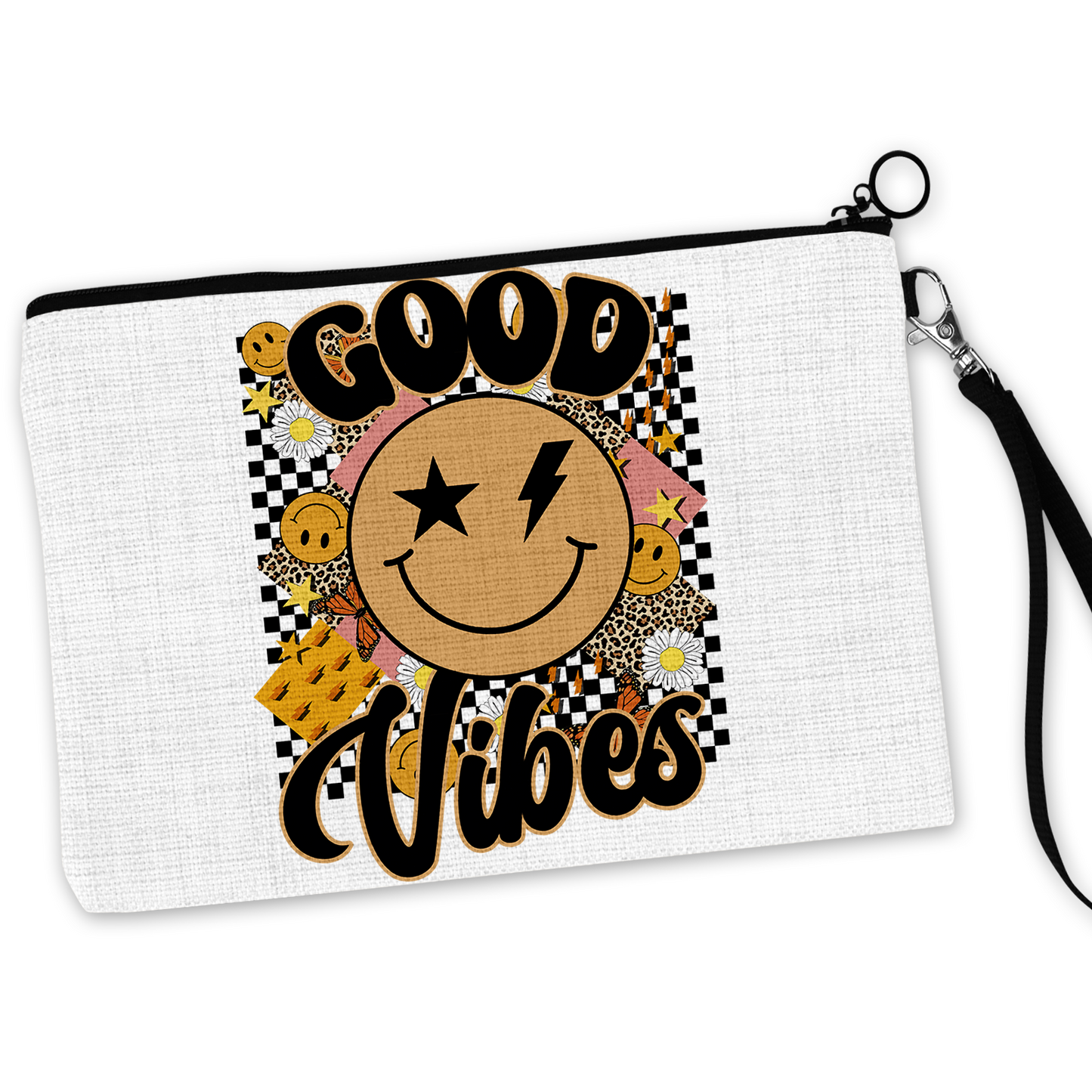 Good Vibes Cosmetic Bag