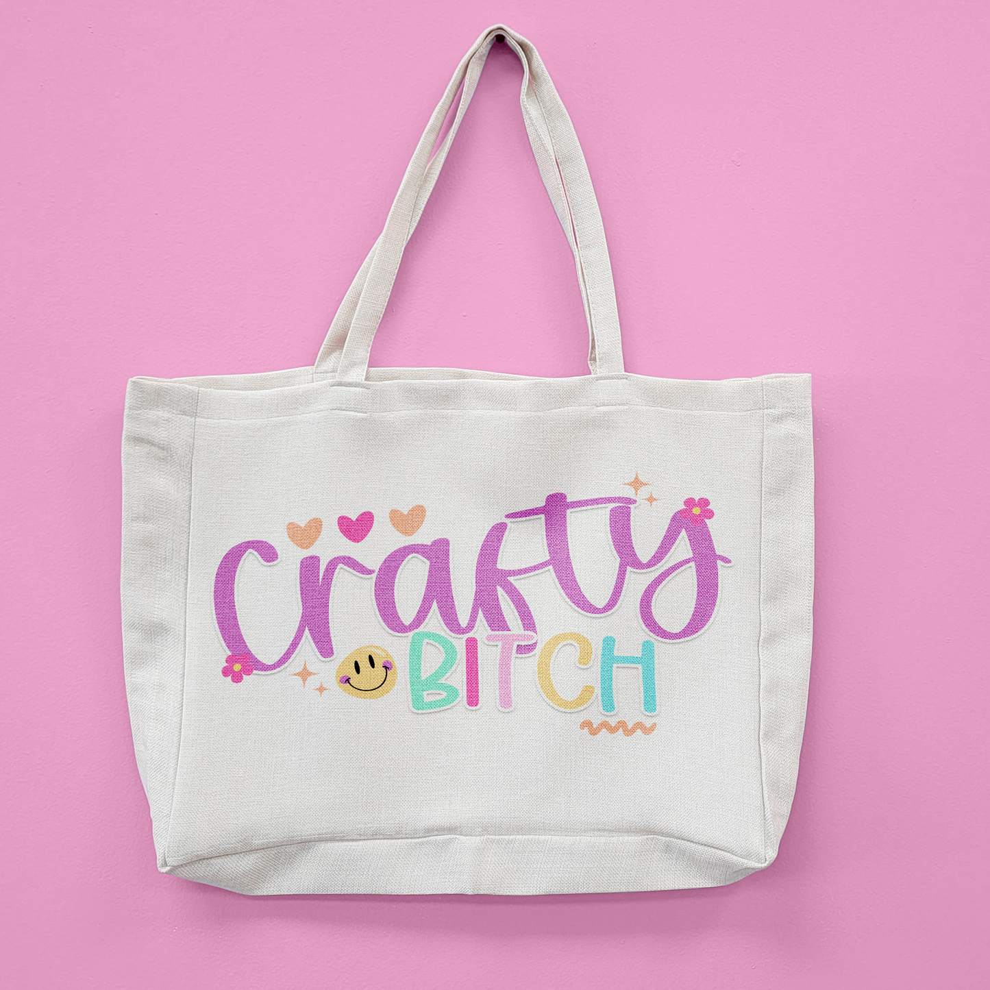 Crafty Bitch Oversized Tote Bag