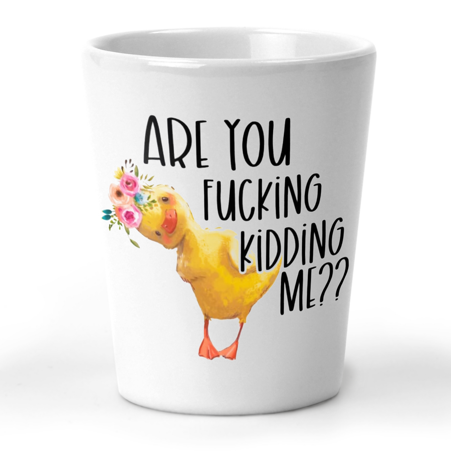 Are You Fucking Kidding Me Shot Glass