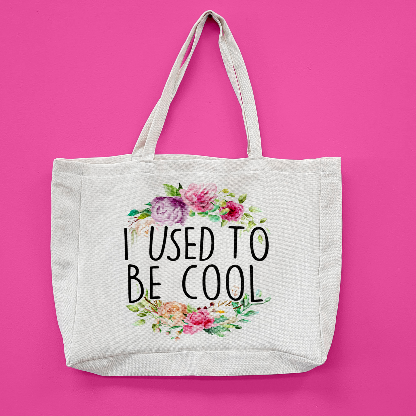 I Used To Be Cool Oversized Tote Bag