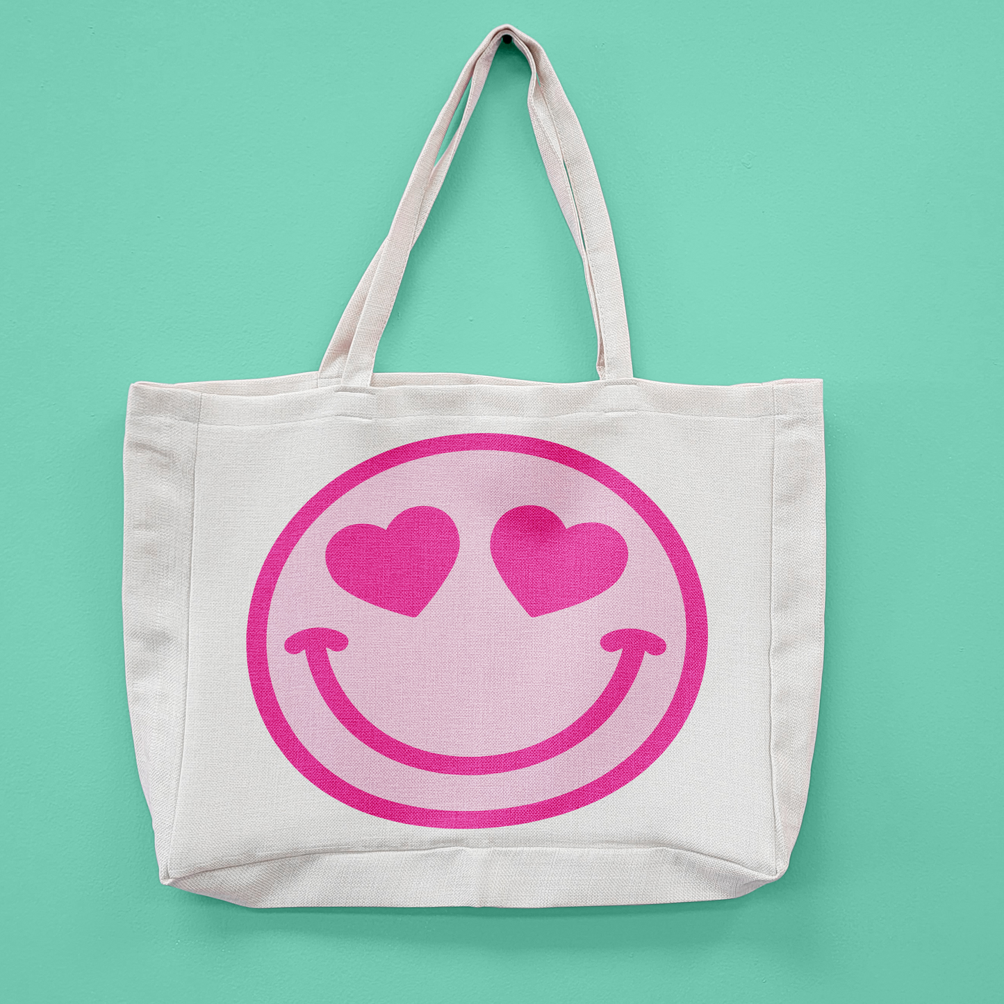 Heart Eyes Oversized Tote Bag