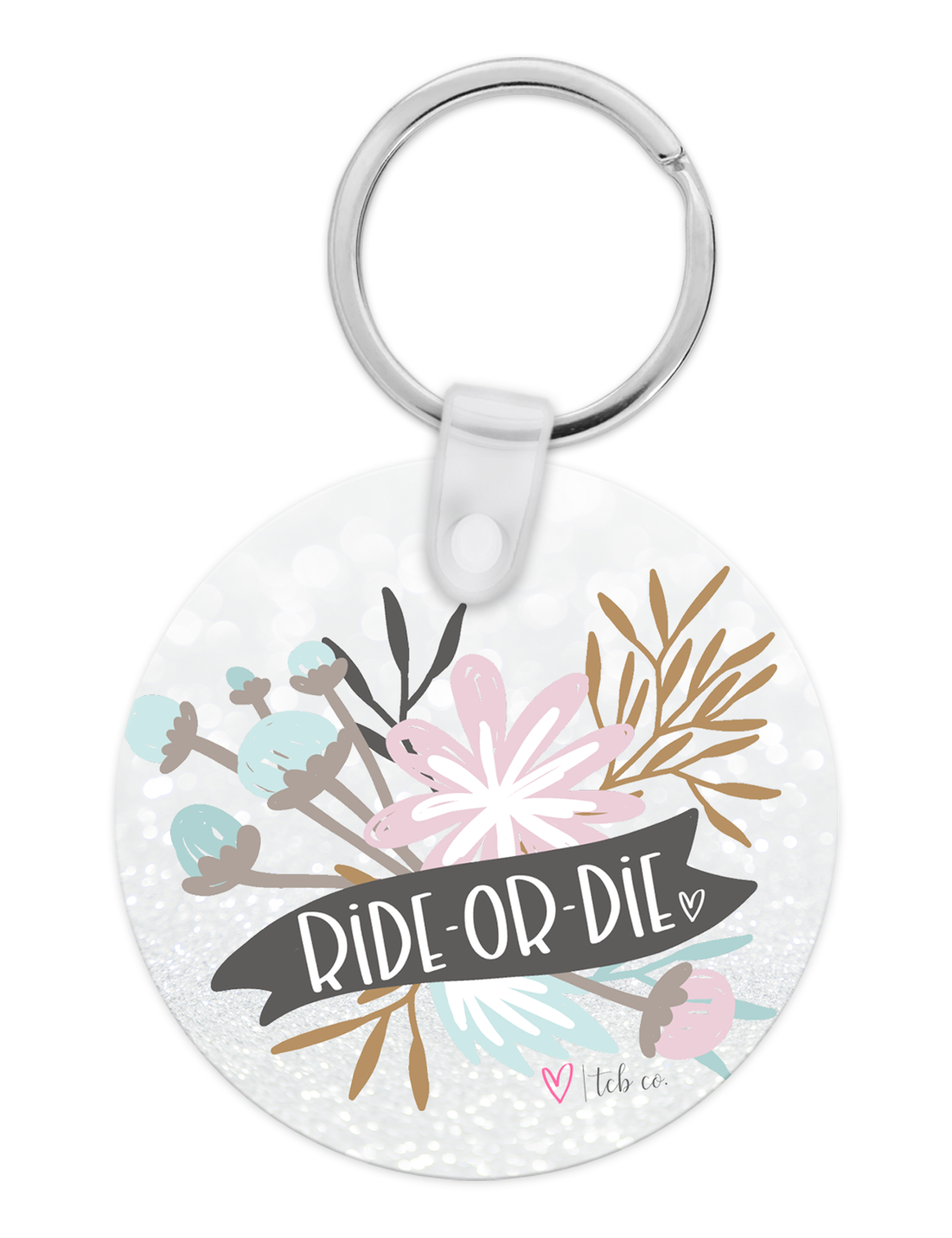 Ride Or Die Best Friend Acrylic Keychain