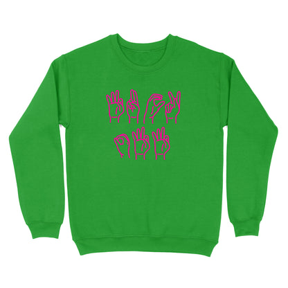 Funny 'F Off' in Sign Language Crewneck