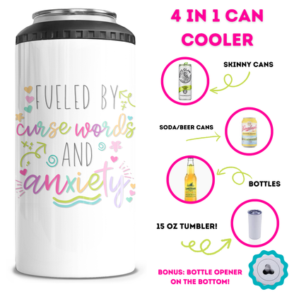 Funny 4 in 1 Can Cooler