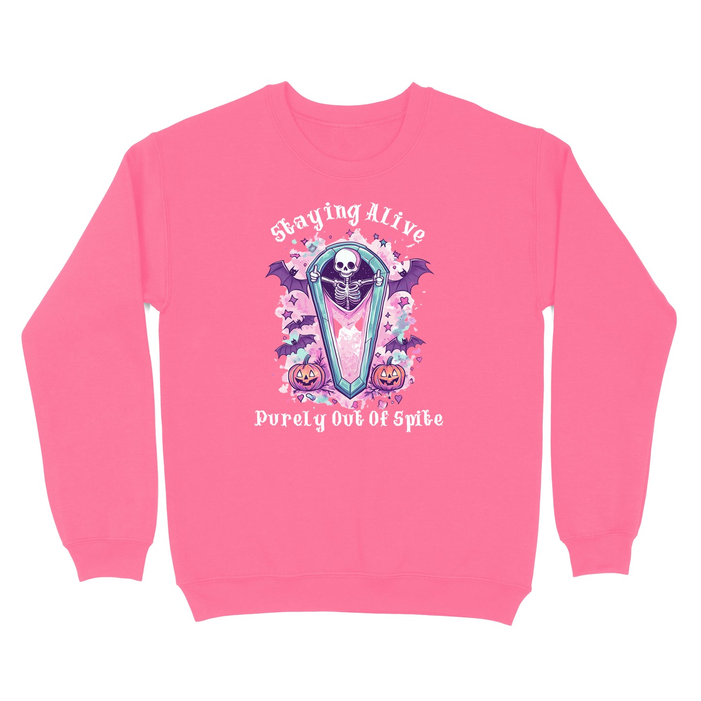 Staying Alive Purely Out Of Spite Crewneck