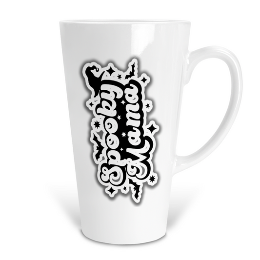 Spooky Mama 17 Oz Ceramic Latte Mug