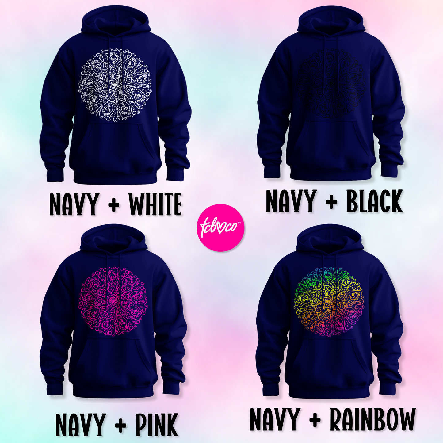 Curse Word Mandala Hoodie