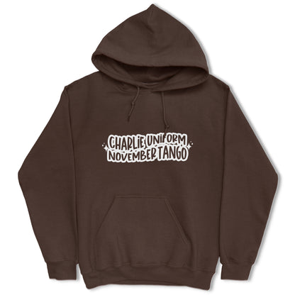 Charlie Uniform November Tango Hoodie