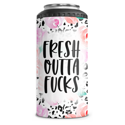 Fresh Outta Fucks 4 in 1 Can Cooler