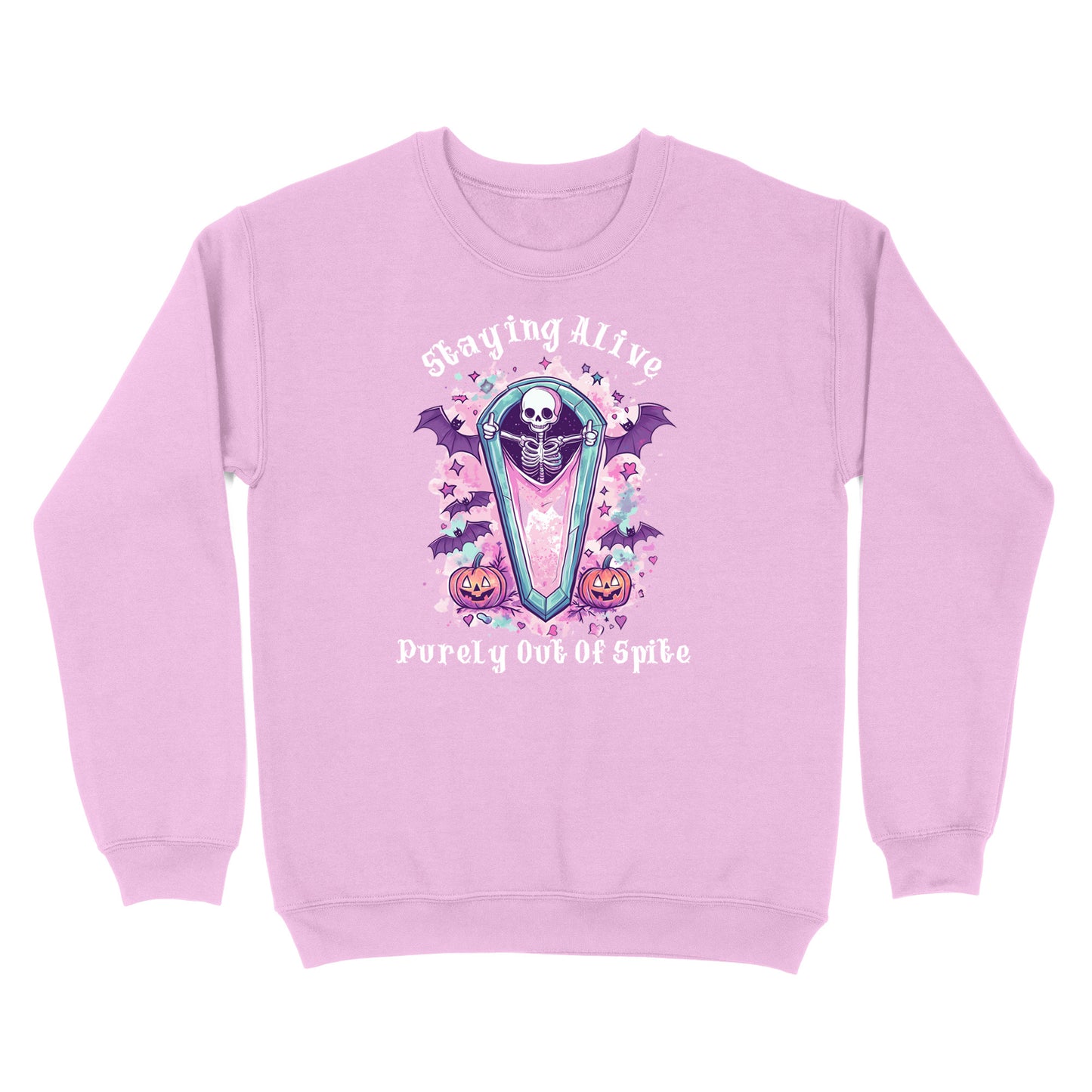 Staying Alive Purely Out Of Spite Crewneck