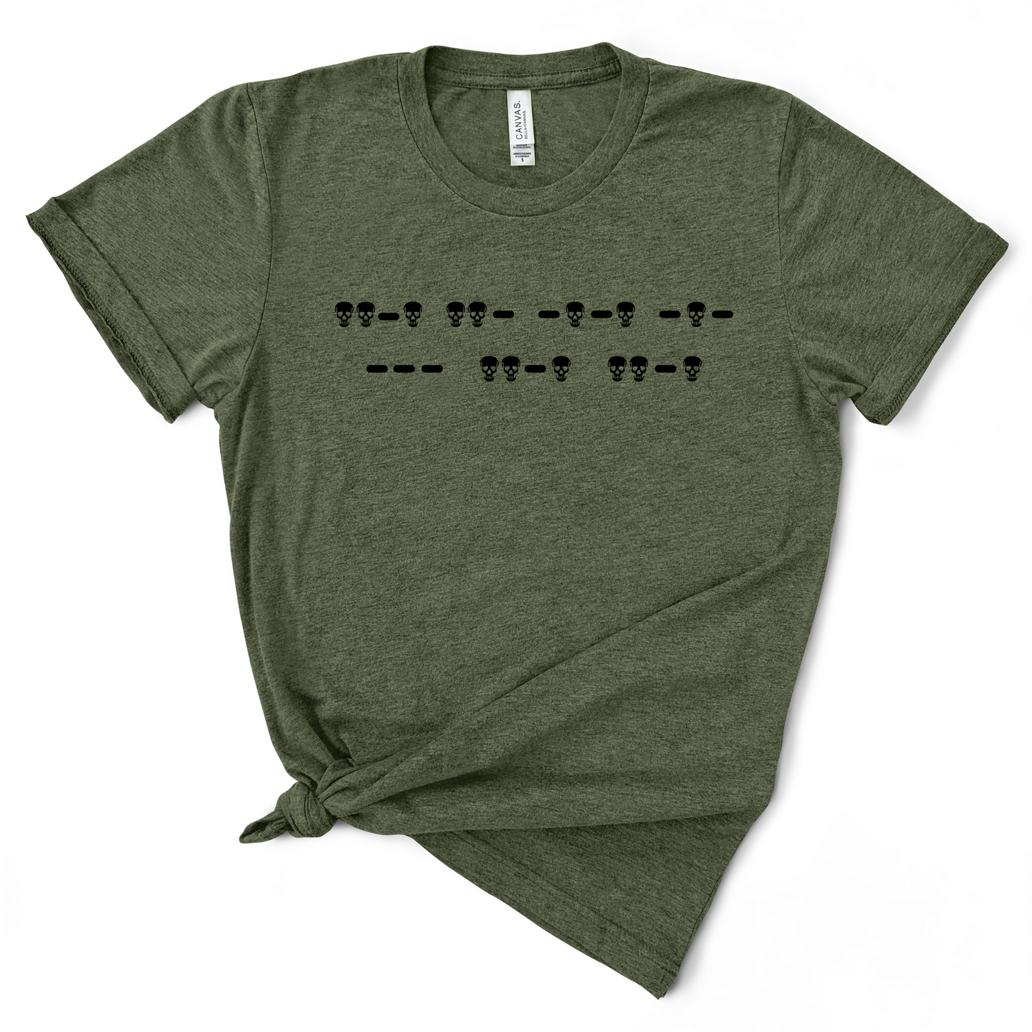 Fuck Off Morse Code (Skulls) Women's TShirt