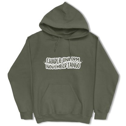 Charlie Uniform November Tango Hoodie