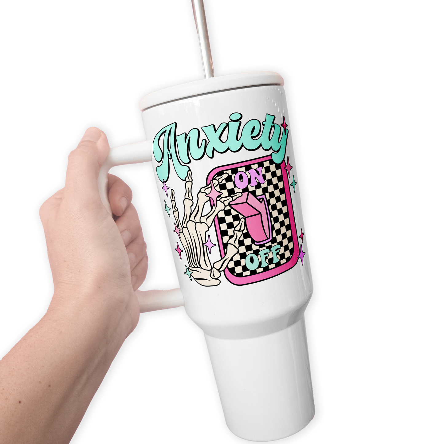 Funny Anxiety Switch 40 Oz Tumbler